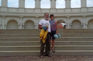 Casal italiano visita nossa cidade